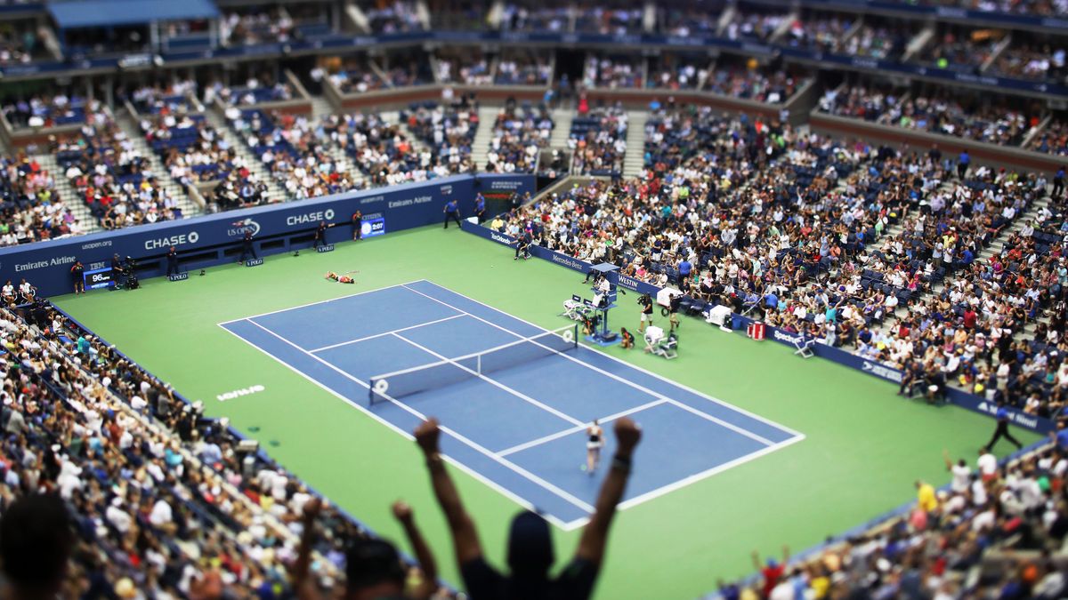 PAP/EPA / Vincent Laforet / Arthur Ashe Stadium