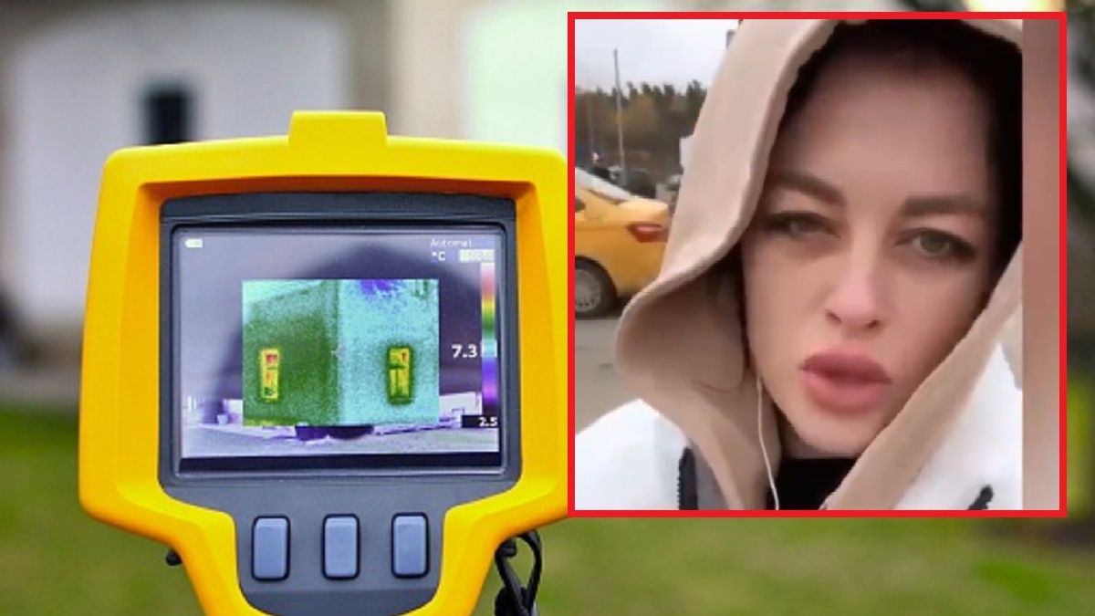 Rosyjska blogerka nie wiedziała, czym są kamery termowizyjne 