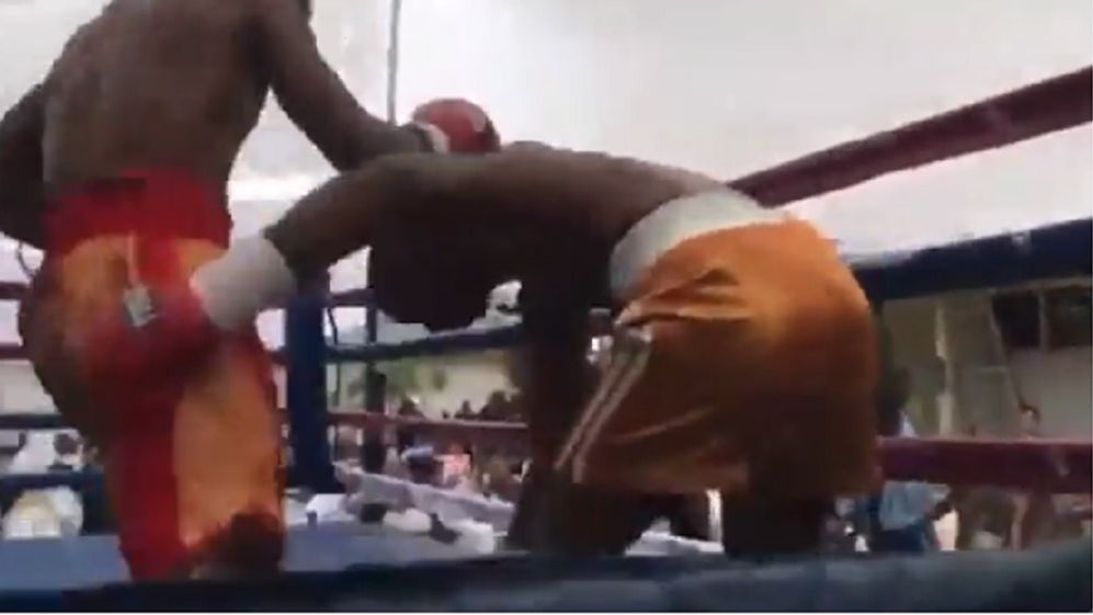 Twitter / Na zdjęciu: Taurai Zimunya podczas ostatniej walki w życiu