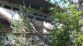 Stadion "Awangarda" w wymarłym mieście po katastrofie w Czarnobylu. Prypeć - tu czas zatrzymał się 33 lata temu