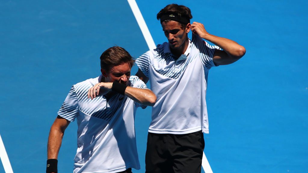 Zdjęcie okładkowe artykułu: Getty Images / Scott Barbour / Na zdjęciu: Nicolas Mahut i Pierre-Hugues Herbert