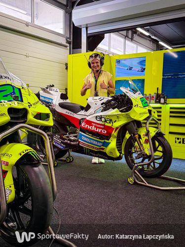 Dostęp do garażu ekipy MotoGP mają nieliczni