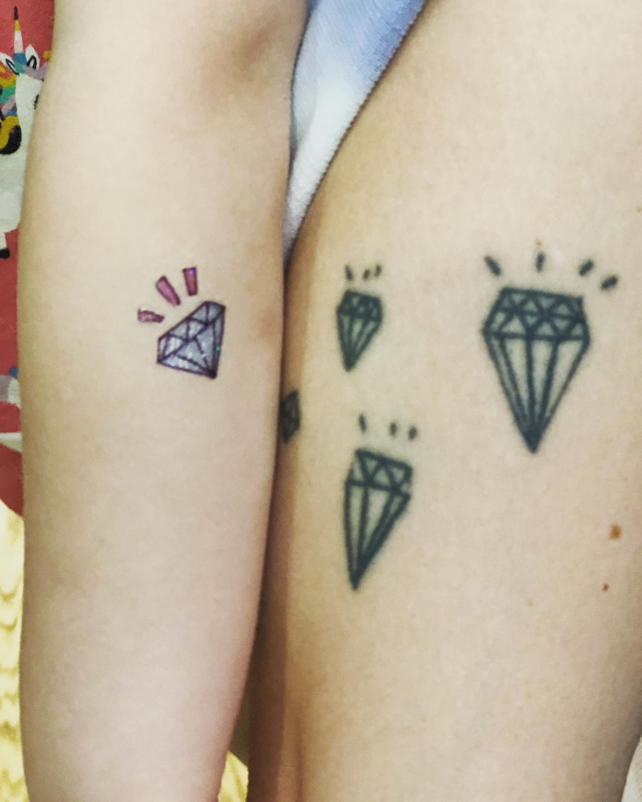 Dorota Szelągowska z córką i ich tatuaże