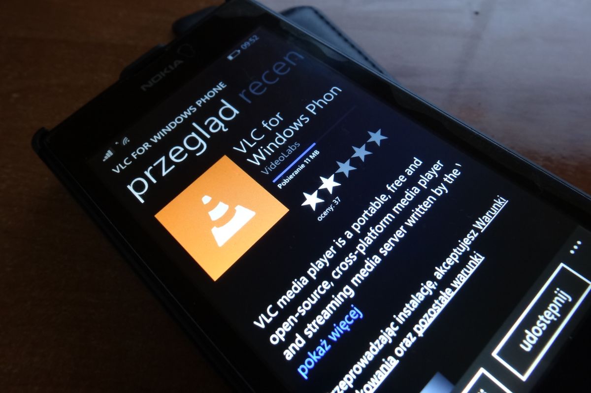 Odtwarzacz VLC w wersji dla Windows Phone nareszcie dostępny