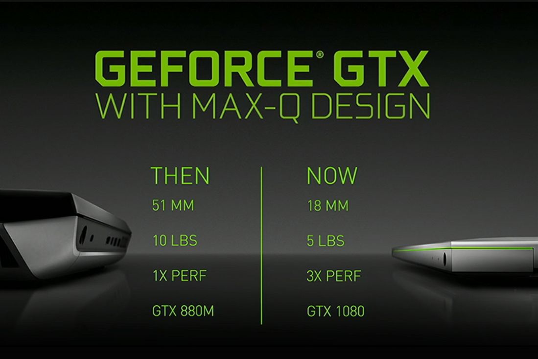 Nvidia Max-Q: pokaz możliwości smukłych laptopów do grania