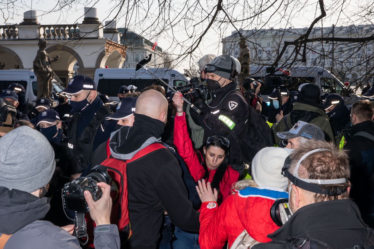 11. rocznica Katastrofy Smolenskiej na Placu Pilsudskiego.