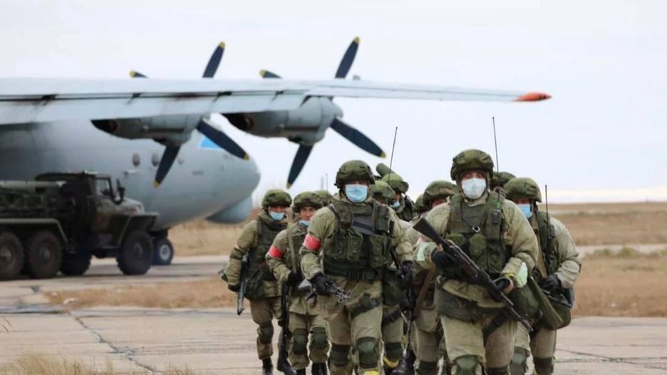 Rosyjscy żołnierze podczas ćwiczeń antyterrorystycznych w regionie Amur