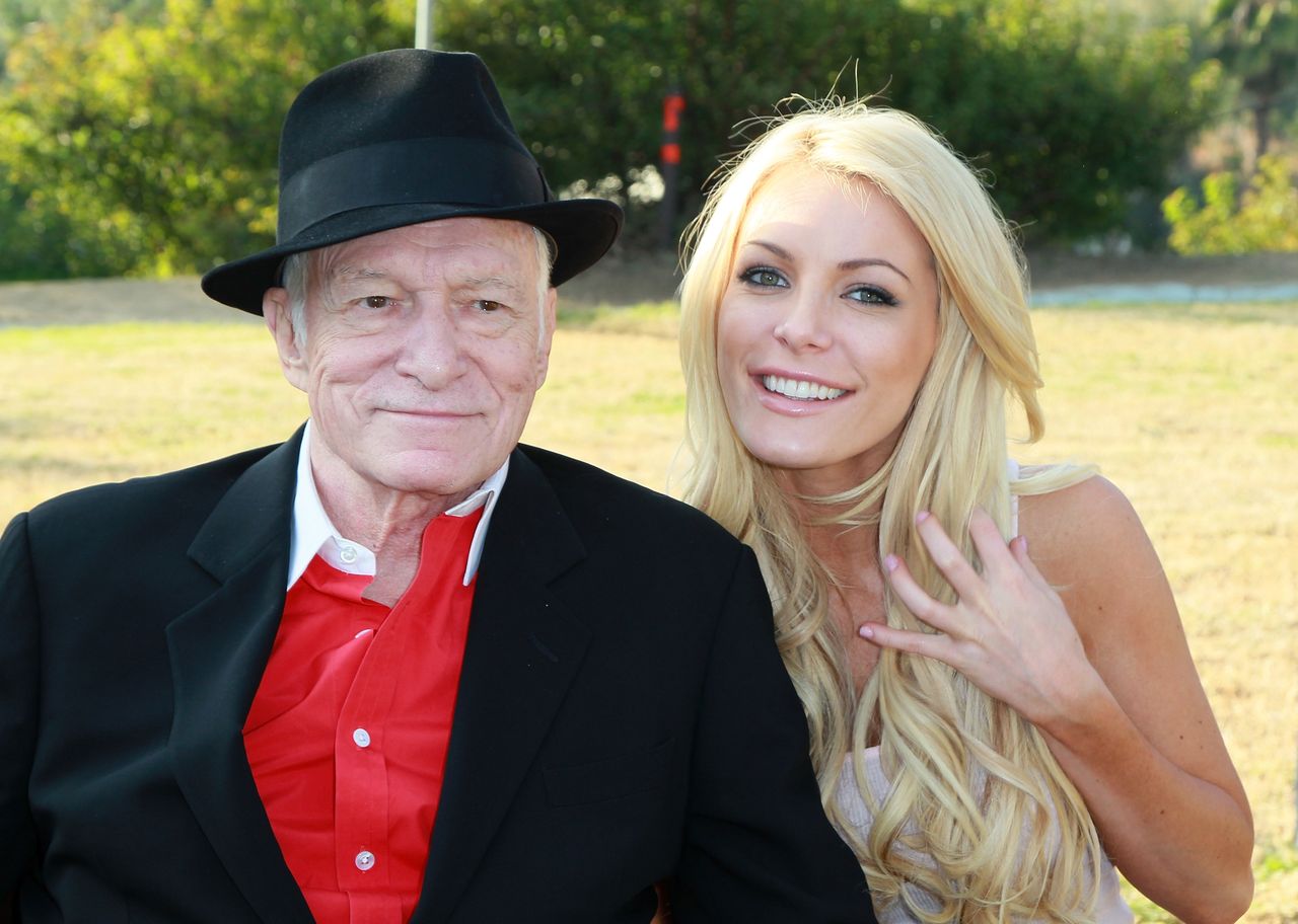 Crystal Harris i Hugh Hefner