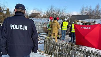Tragiczny wybuch na ogródkach działkowych w Kępnie. 68-latek nie żyje