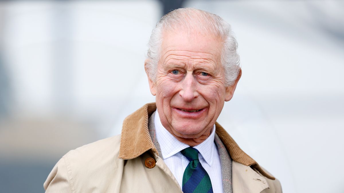 Royal Windsor Horse Show - Day 3
WINDSOR, UNITED KINGDOM - MAY 03: (EMBARGOED FOR PUBLICATION IN UK NEWSPAPERS UNTIL 24 HOURS AFTER CREATE DATE AND TIME) King Charles III (wearing the official tie of the Royal Windsor Horse Show) attends the Royal Windsor Endurance event in Windsor Great Park on day 3 of the 2024 Royal Windsor Horse Show on May 3, 2024 in Windsor, England. (Photo by Max Mumby/Indigo/Getty Images)
Max Mumby/Indigo
great windsor park, camel coloured, tie, bestof, topix