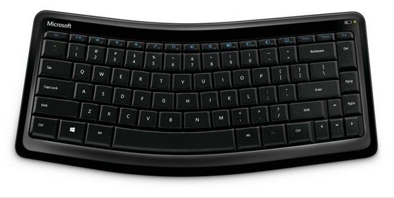 Microsoft Sculpt Mobile Keyboard klawiatura wygląd