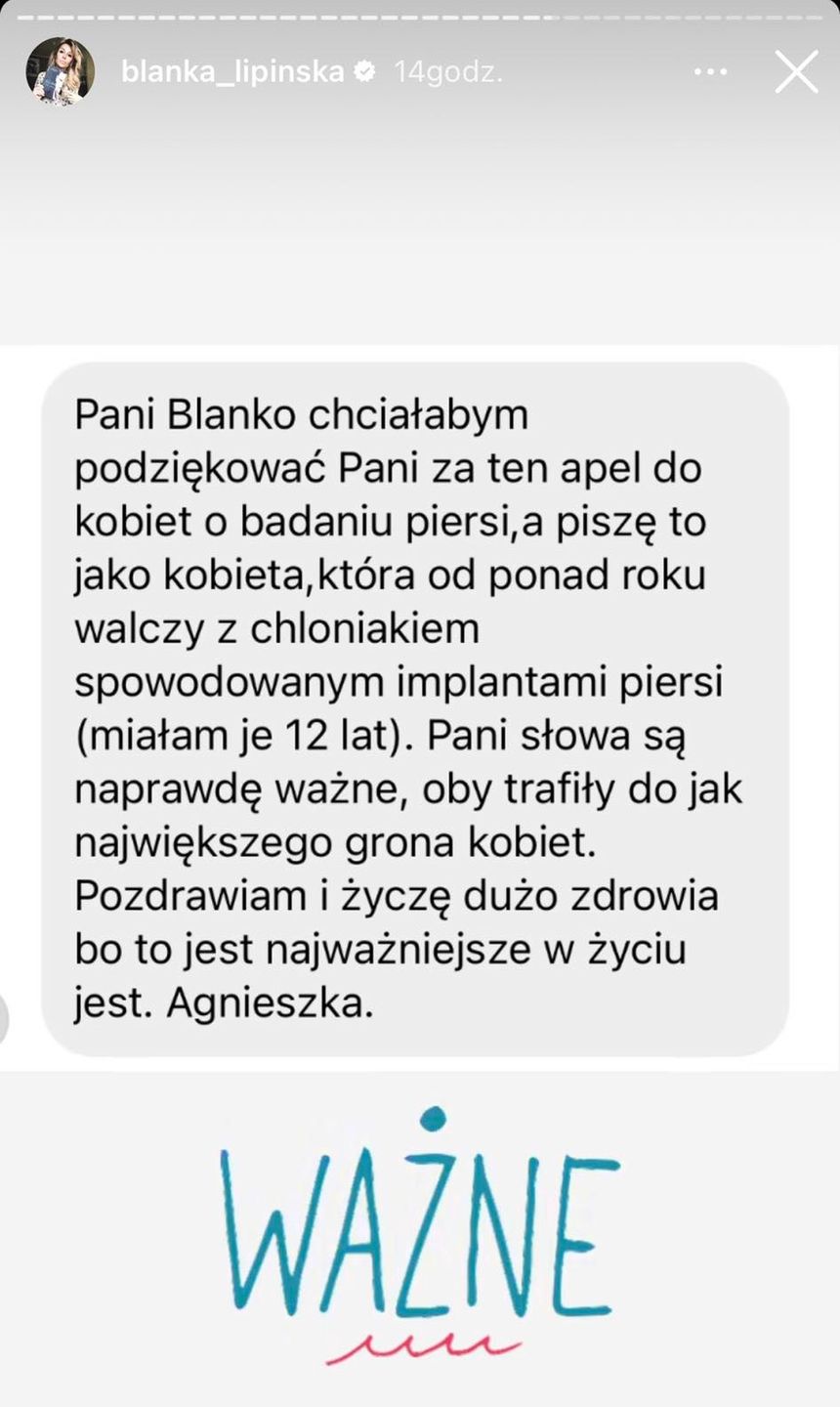 InstaStories Lipińskiej