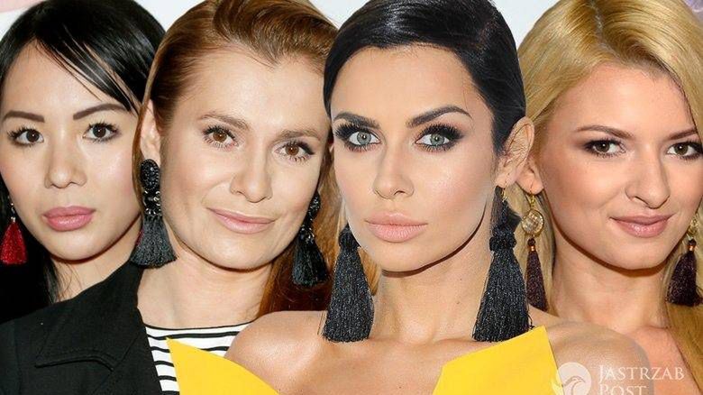 Kolczyki chwosty w stylu gwiazd