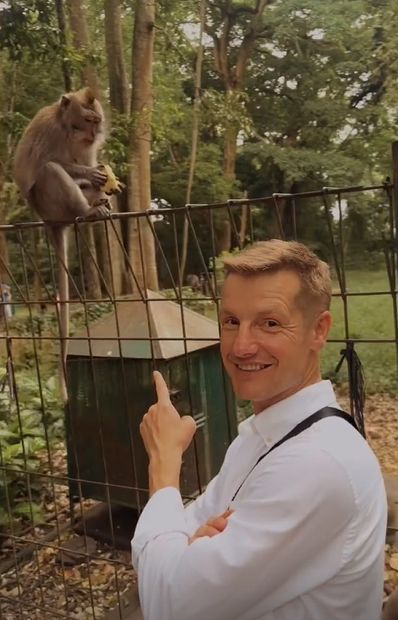 Rafał Mroczek świętuje na Bali