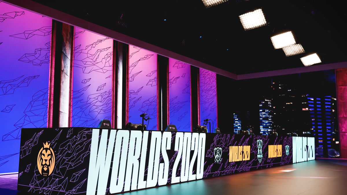 Materiały prasowe / Zhang Lintao / Na zdjęciu: scena fazy play-in Worlds 2020