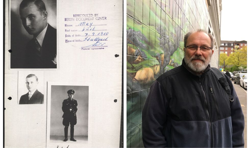 Kurt May i jego syn Hartmut Janssen