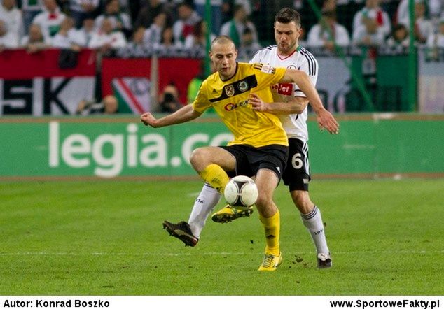 Legia nie potrafiła rozmontować obrony Gryfa Wejherowo