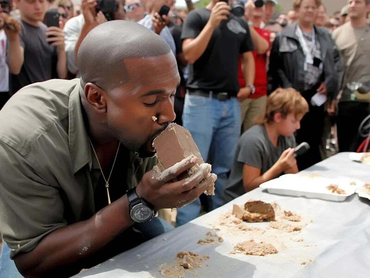 Fałszywy Kanye West.