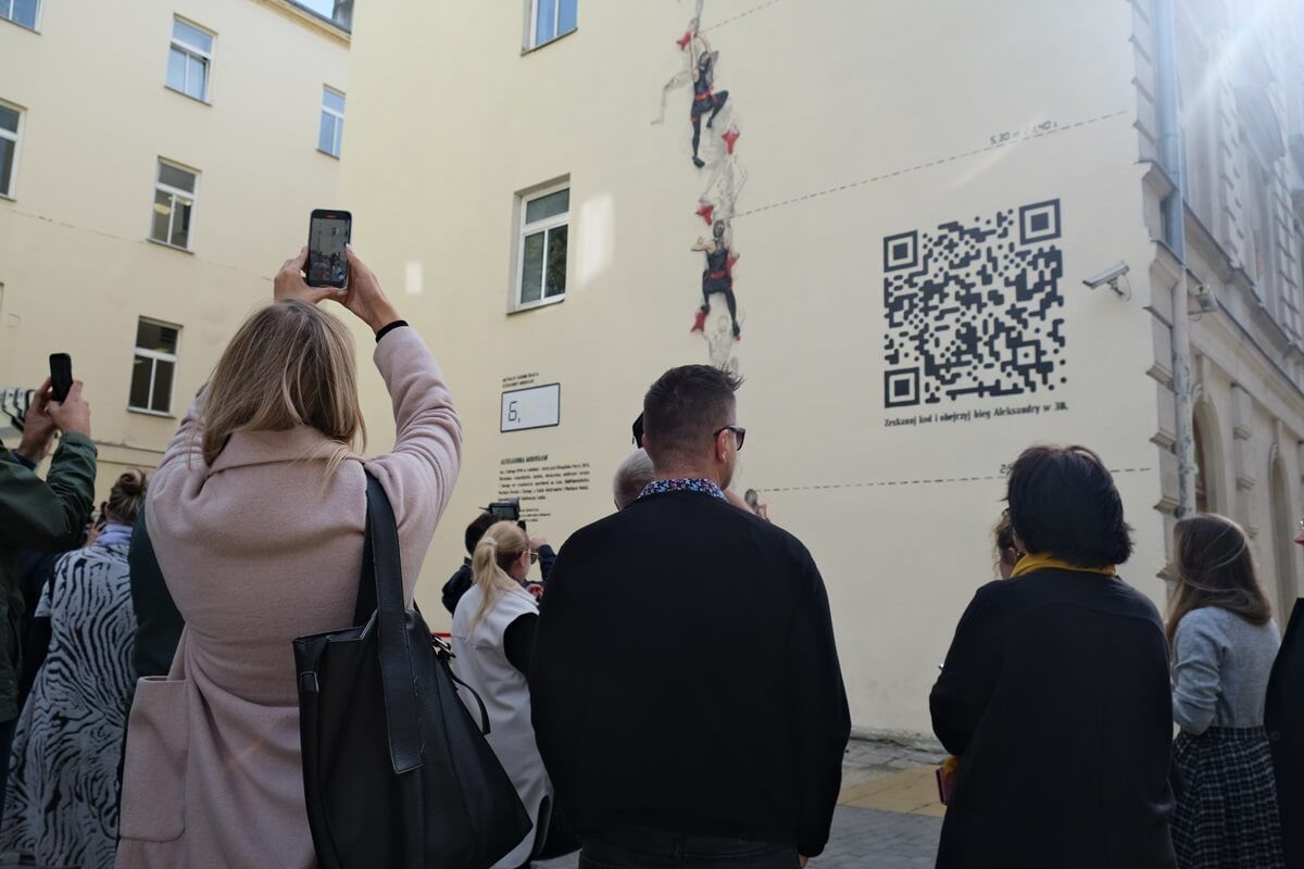 Mural Aleksandry Mirosław w Lublinie