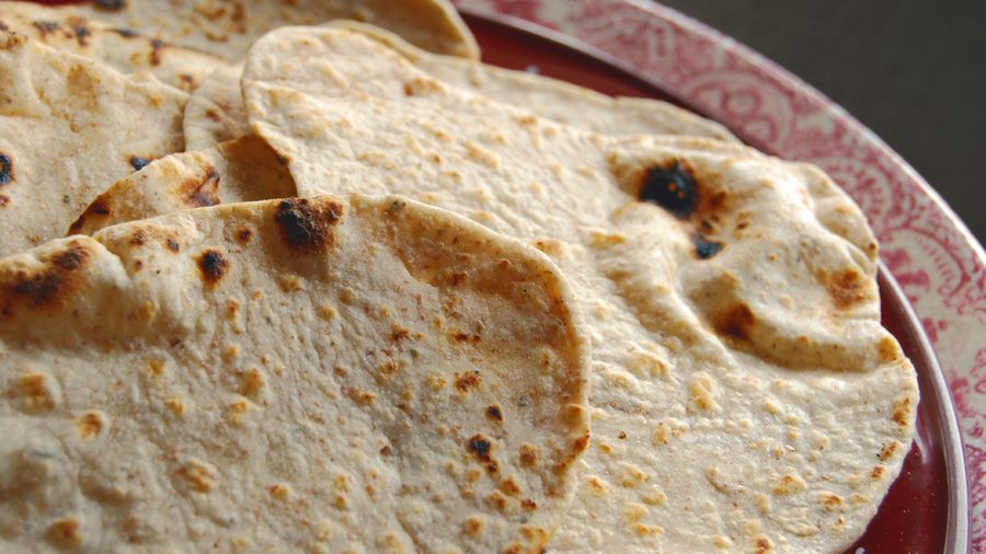 Mrożony chlebek chapati lub roti z pełnej pszenicy