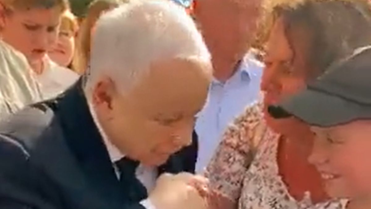 Jarosław Kaczyński zaliczył wpadkę po spotkaniu na Jasnej Górze