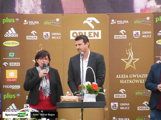 Vladimir Grbić w czasie przemowy na rynku w Miliczu