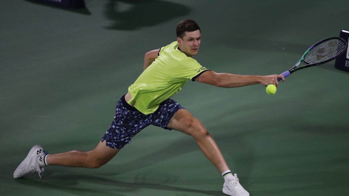 PAP/EPA / ALI HAIDER / Na zdjęciu: Hubert Hurkacz