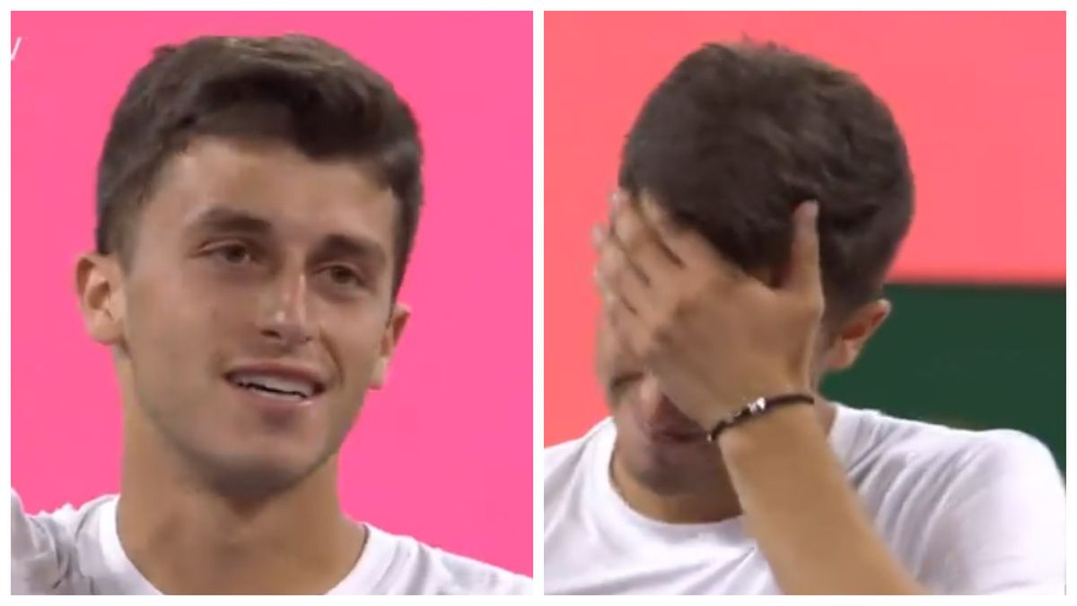 Twitter / TennisTV / Na zdjęciu: Luca Nardi