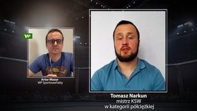 "Klatka po klatce" (online): Tomasz Narkun rozmawia z KSW o powrocie do klatki! "Jestem przymierzany do pierwszej gali"