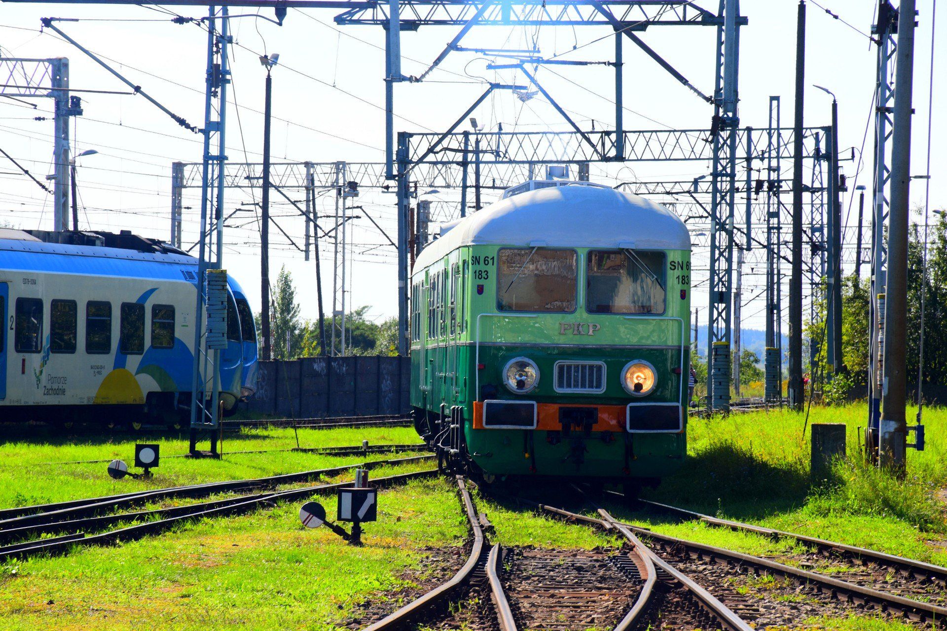 Motowagon SN61-183, duma jubileuszu lokomotywowni Szczecin Wzgórze Hetmańskie, wymaga generalnej naprawy