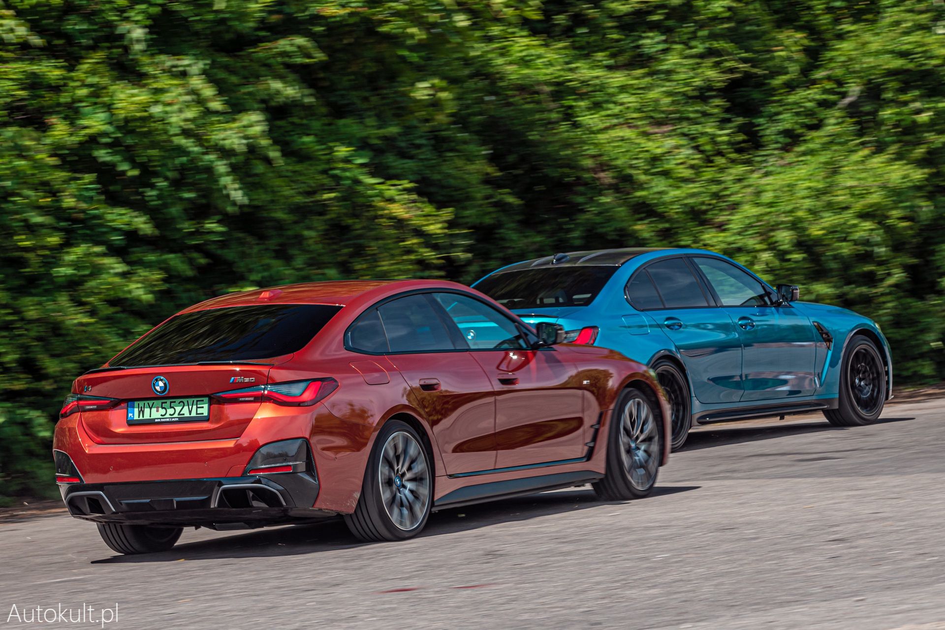 Porównanie: BMW M3 xDrive vs BMW i4 M50 