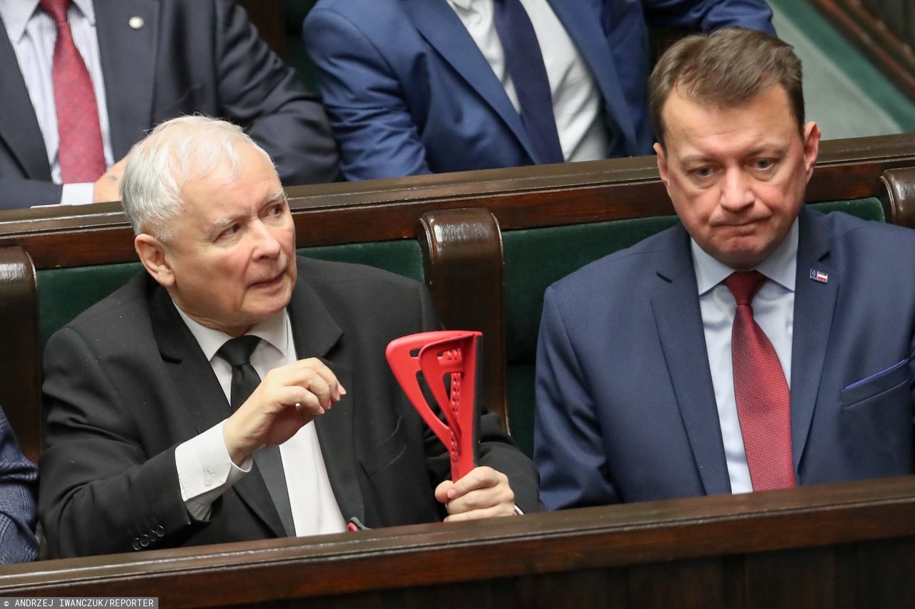 Jarosław Kaczyński i Mariusz Błaszczak