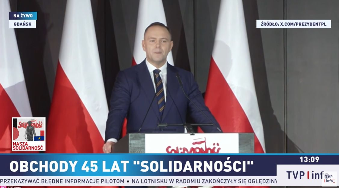 Przemówienie Karola Nawrockiego w TVP Info