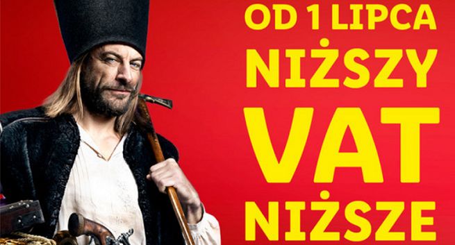 Lidl obniża ceny tysiąca produktów o różnicę VAT, w reklamach Janosik (wideo)