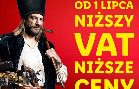 Lidl obniża ceny tysiąca produktów o różnicę VAT, w reklamach Janosik (wideo)