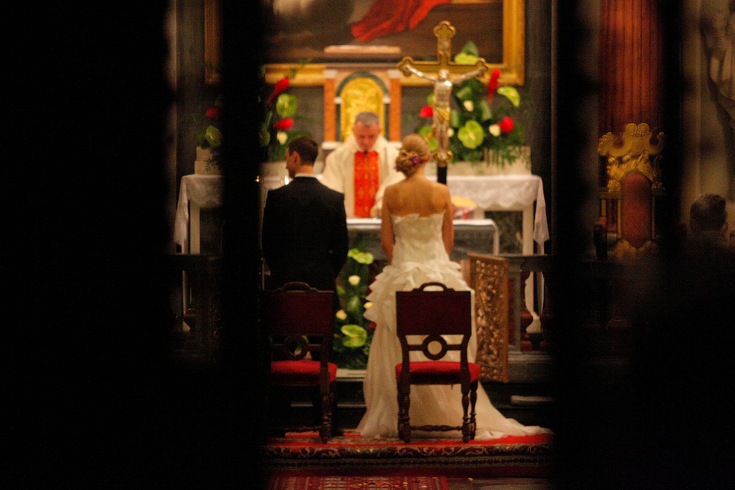 Mateusz Damięcki, Paulina Andrzejewska ślub