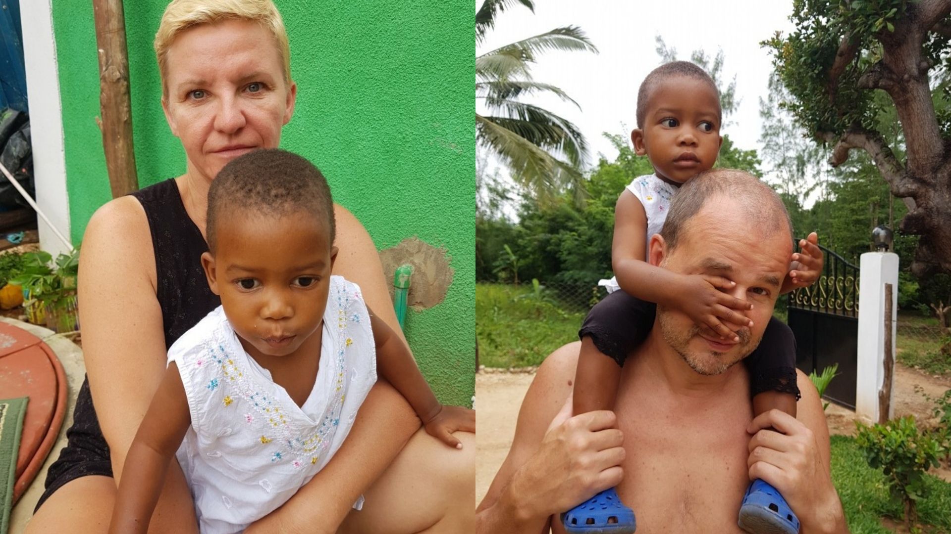 Robert i Magda z małą Madzią