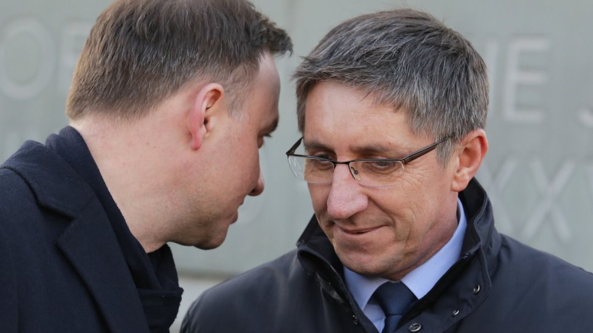 Na zdjęciu poseł Grzegorz Matusiak i Andrzej Duda