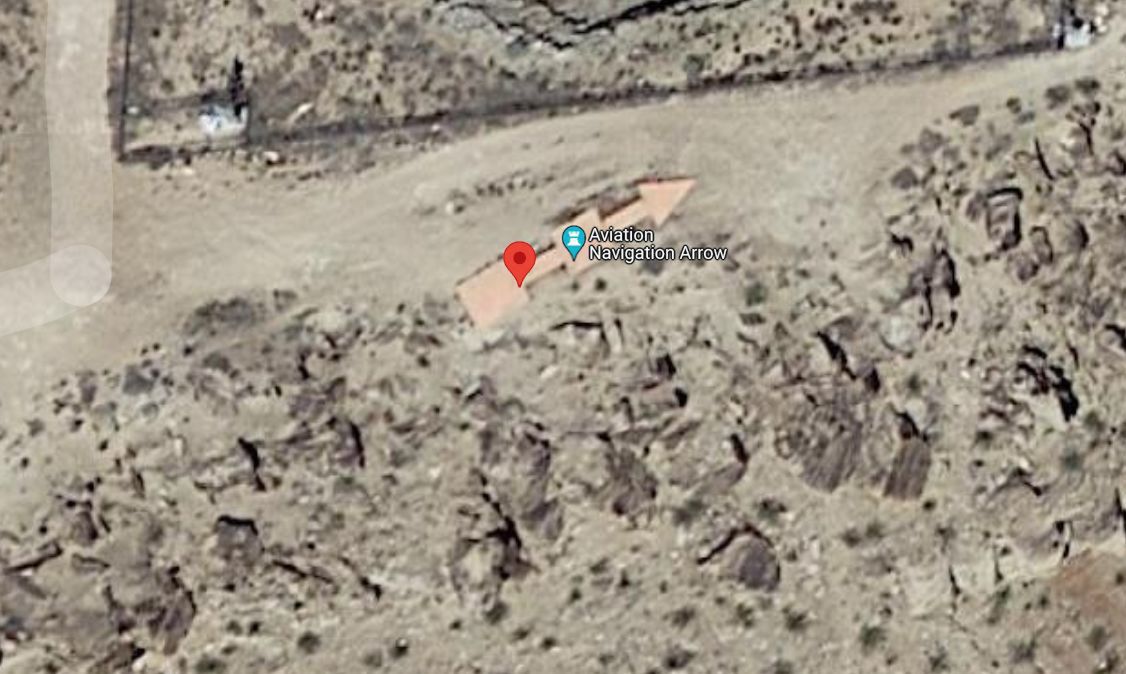 One of the markers visible on Google Maps.