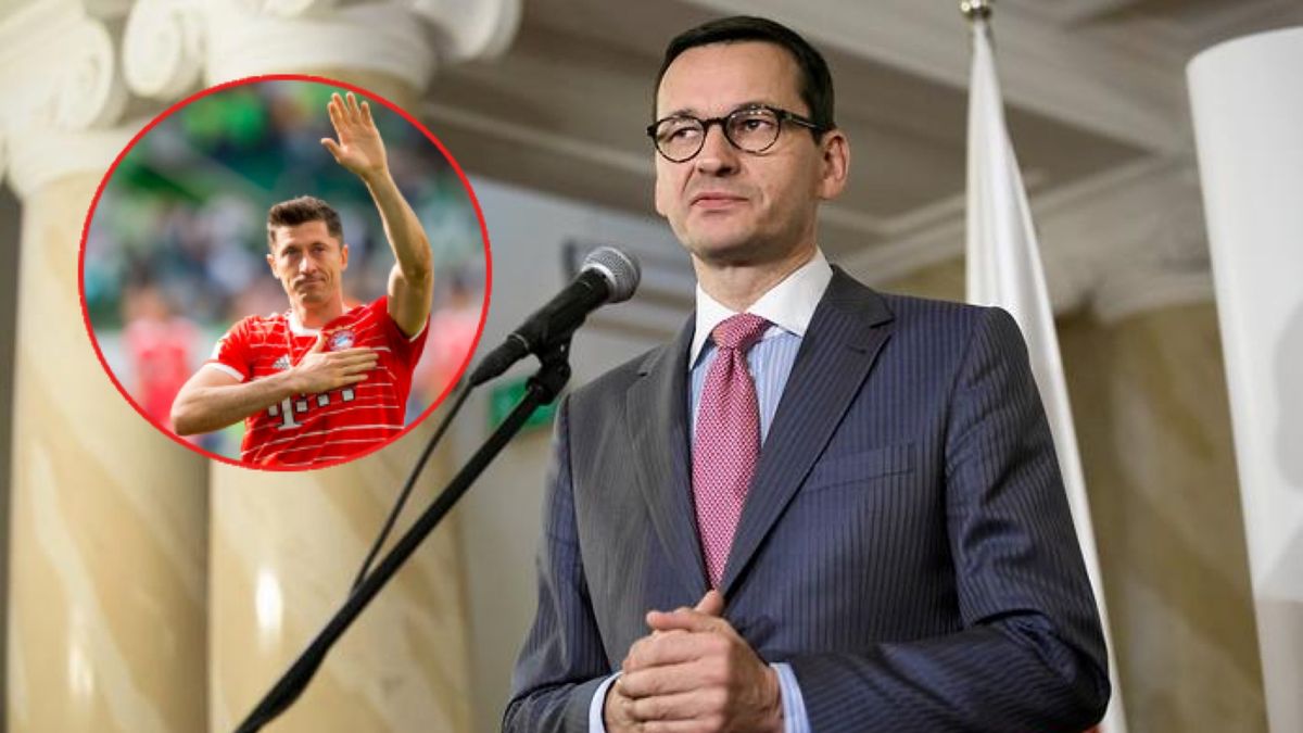 Zdjęcie okładkowe artykułu: WP SportoweFakty / Na dużym zdjęciu Mateusz Morawiecki (Agencja Gazeta), w kółeczku: Robert Lewandowski (Getty Images)