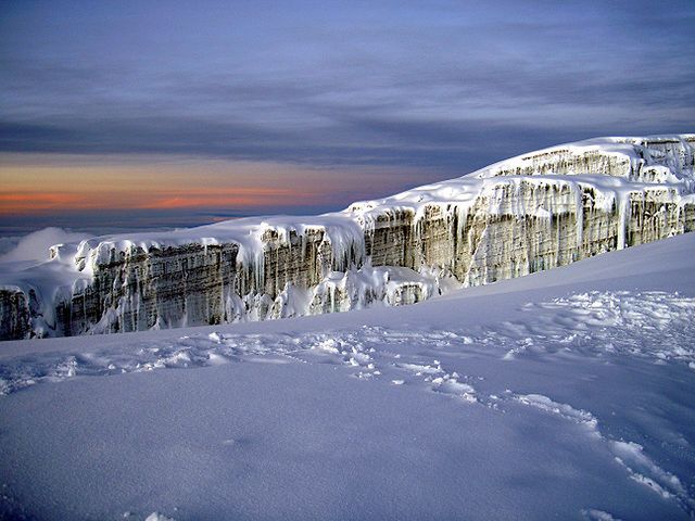 Południowy lodowiec Kilimandżaro 