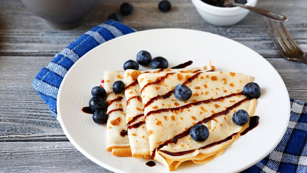 Naleśniki z jagodami