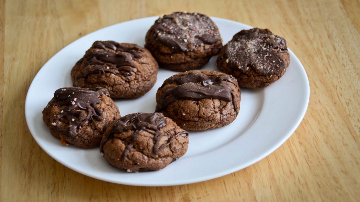 Ciastka czekoladowe w polewie