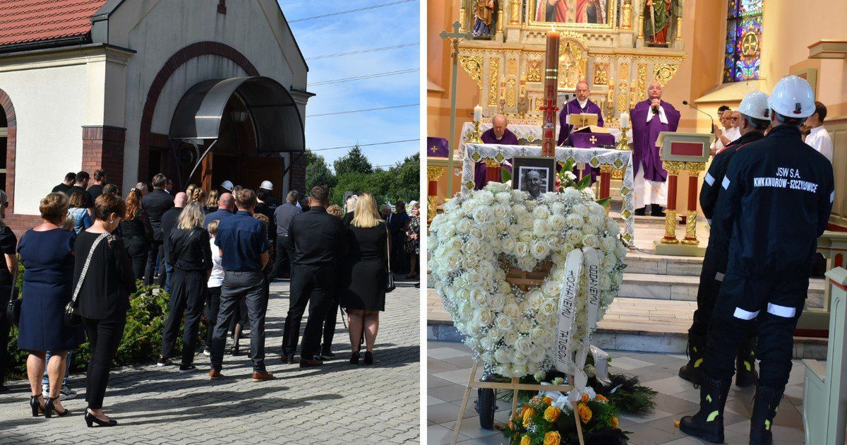 Rybnik: Pogrzeb górnika. 40-latek zginął w KWK Knurów-Szczygłowice