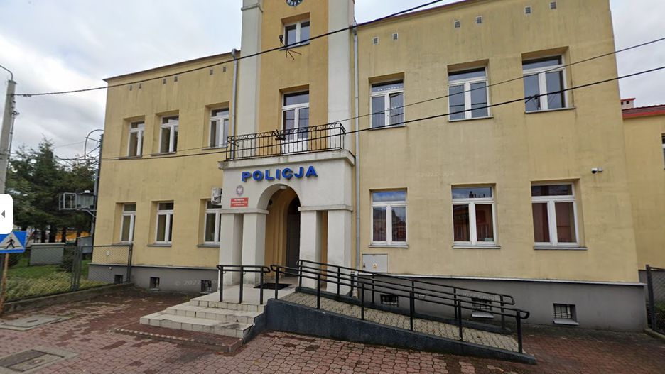 KPP w Kolbuszowej, gdzie pracuje policjantka.