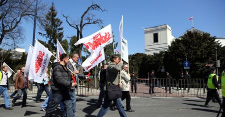 Producenci buraków cukrowych protestują.