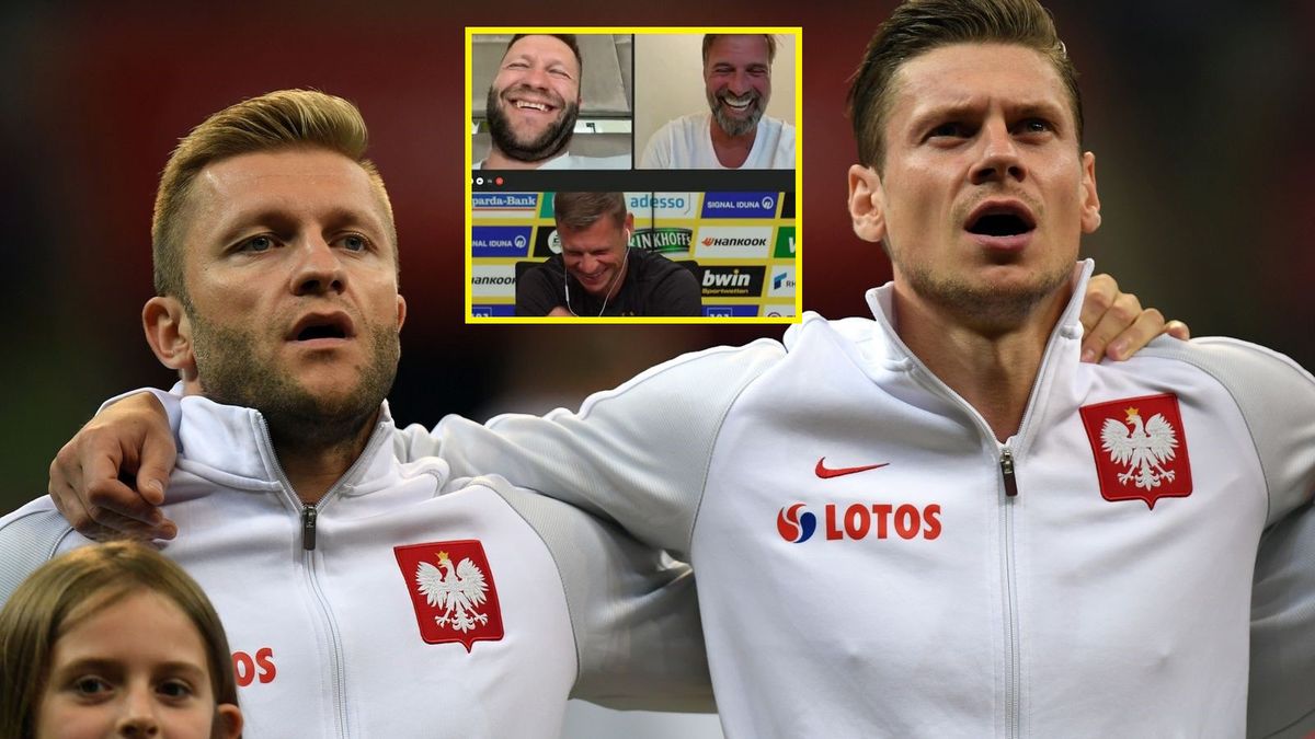 Getty Images / Maciej Gillert/Gallo Images via Getty Images Poland/Getty Images/ x.com/BVB / Na zdjęciu: Jakub Błaszczykowski i Łukasz Piszczek (w ramce: obaj piłkarze z Juergenem Kloppem)