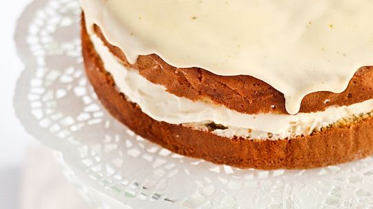 Ciasto z kremem i lukrem o niskiej zawartości tłuszczu, z dodatkiem błonnika