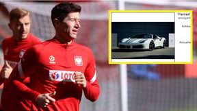 Możesz kupić Ferrari Lewandowskiego. Licytacja już trwa