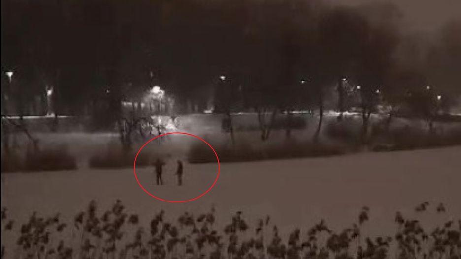 Warszawa. Łyżwiarze na jeziorku Szczęśliwickim, fot. Ochota - dzielnica m.st. Warszawy - Facebook